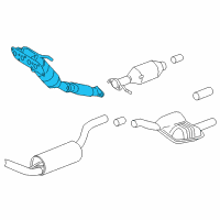 OEM Ford Focus Flex Tube Diagram - 3S4Z-5G203-BA