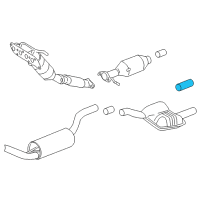 OEM 2001 Ford Focus Tailpipe Extension Diagram - YS4Z-5K238-BA