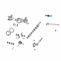 OEM 2009 Dodge Ram 3500 Shaft-Stub Diagram - 68055223AA