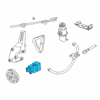 OEM 2001 Dodge Intrepid Power Steering Pump Diagram - 4782207AF