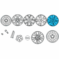 OEM 2021 Kia Soul Wheel Assembly-Aluminium Diagram - 52910K0300