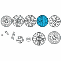 OEM 2021 Kia Soul Wheel Assembly-Aluminium Diagram - 52910K0400