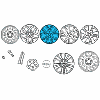 OEM 2021 Kia Soul Wheel Assembly-Aluminium Diagram - 52910K0200