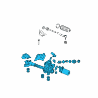 OEM 2011 Honda Insight Box, Steering Gear Diagram - 53601-TM8-A03