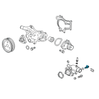 OEM Chevrolet Cruze Temperature Sensor Diagram - 55591401