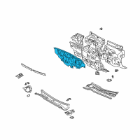 OEM Toyota Camry Insulator Diagram - 55223-33080