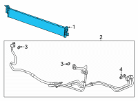 OEM Chevrolet Tahoe Oil Cooler Diagram - 84342541