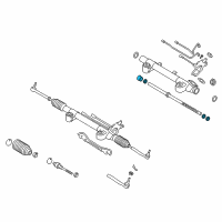OEM 2015 Infiniti QX50 Seal Kit-Rack, Power Steering Gear Diagram - D9297-JK61A