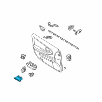 OEM 2001 Infiniti I30 Switch Assy-Trunk Opener Diagram - 25380-2Y000