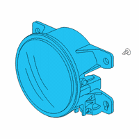 OEM 2020 Honda CR-V Foglight, Left Front Diagram - 33950-TLA-A01
