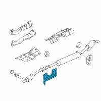 OEM 2005 Saturn Relay Shield Kit, Fuel Tank Diagram - 19133443