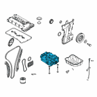 OEM 2012 Kia Forte Koup Sprocket-Oil Pump Diagram - 2131125000