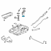 OEM Chevrolet Fuel Pump Assembly Seal Diagram - 84082487
