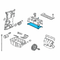 OEM 2008 Acura TSX Gasket Set, Head Cover Diagram - 12030-RTA-000