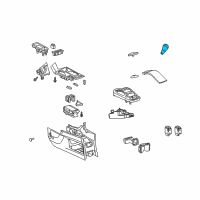 OEM Lexus Knob Sub-Assembly, Shift Diagram - 33504-0E110-C1