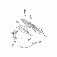 OEM 2005 Cadillac DeVille Strut Rod Diagram - 25660327