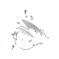 OEM Cadillac DeVille Latch Diagram - 25771540