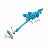 OEM Lincoln Column Assembly Diagram - H2GZ-3C529-D