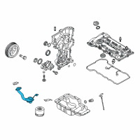 OEM Hyundai Sonata Screen Assembly-Oil Diagram - 26250-2E021