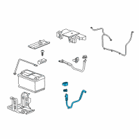 OEM 2014 Chevrolet Camaro Positive Cable Diagram - 22886822