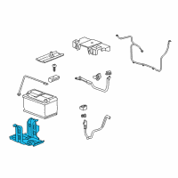 OEM 2015 Chevrolet Camaro Tray, Battery Diagram - 22765899