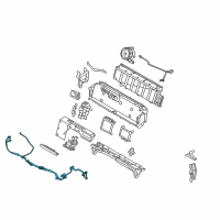 OEM Mercury Milan Positive Cable Diagram - BE5Z-14300-B