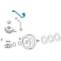 OEM 2015 BMW 328i xDrive Vacuum Pipe Diagram - 11-66-7-602-020