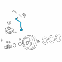 OEM 2016 BMW 320i Vacuum Pipe With Non-Return Valve Diagram - 11-66-7-613-026