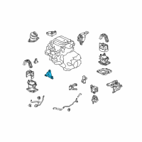 OEM 2010 Acura TSX Bracket, Front Engine Mounting Diagram - 50630-TP1-A00
