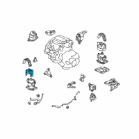 OEM 2015 Honda Accord Insulator, FR. Engine Mount Heat Diagram - 50839-TE1-A51