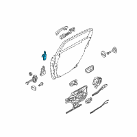 OEM 2005 Kia Amanti Hinge Assembly-Rear Door Upper Diagram - 794203F000