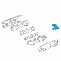 OEM Acura TL Cover B, Driver Side Exhaust Manifold Diagram - 18131-PY3-000