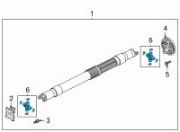 OEM 2021 Ford F-150 KIT - UNIVERSAL JOINT REPAIR Diagram - ML3Z-4635-AA