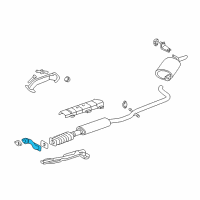OEM 2002 Buick Park Avenue Exhaust Manifold Pipe Assembly Diagram - 10371540