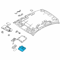 OEM Infiniti Q50 Map Lamp Assy Diagram - 26430-6HL0A