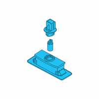 OEM Hyundai Tucson Lamp Assembly-License Plate Diagram - 92500-D9000