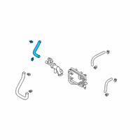 OEM Hyundai Hose Assembly-Radiator, UPR Diagram - 25414-S2500