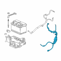 OEM 2022 Chevrolet Colorado Negative Cable Diagram - 84511231