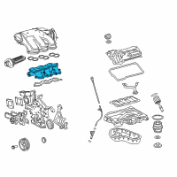 OEM 2017 Toyota Avalon Intake Manifold Diagram - 17111-0P030