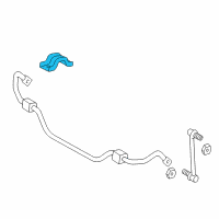 OEM 2003 Toyota Prius Stabilizer Bar Bracket Diagram - 48824-47010