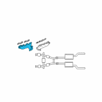 OEM 2003 Ford Mustang Manifold Diagram - 3R3Z-9431-BA