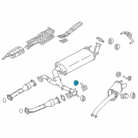 OEM 2020 Infiniti QX80 Mounting-Exhaust Diagram - 20651-6JF0A