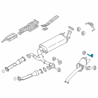 OEM 2018 Nissan Armada Bracket-Exhaust Mounting Diagram - 20751-1LA0A