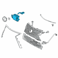 OEM 2018 Lexus ES300h Sensor Assembly, MILLIME Diagram - 88210-06020