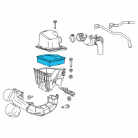 OEM Dodge Dart Filter-Air Diagram - 4627127AB