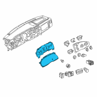 OEM 2012 Ford E-350 Super Duty Cluster Diagram - BC2Z-10849-CC