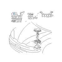 OEM 1997 Lexus ES300 Relay, Headlamp Dimmer Diagram - 85926-30020