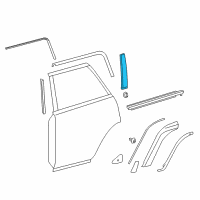 OEM 2014 Toyota 4Runner Applique Diagram - 75762-35020