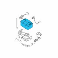 OEM 2011 Nissan Sentra Batteries Diagram - 24410ET000