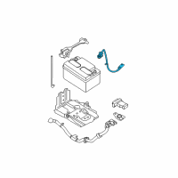 OEM 2008 Nissan Sentra Cable Assy-Battery Earth Diagram - 24080-ZJ60A